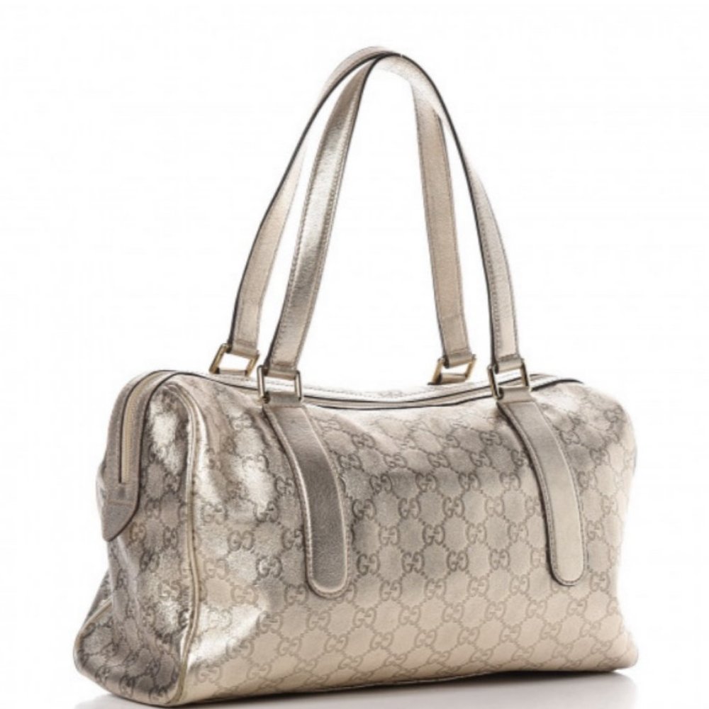 GUCCI Metallic Boston Gold
